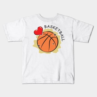 Love Basketball Kids T-Shirt